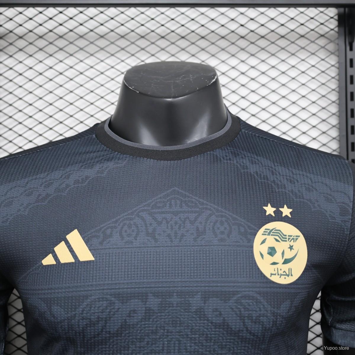 Algérie maillot foot concept noir 2023 2024