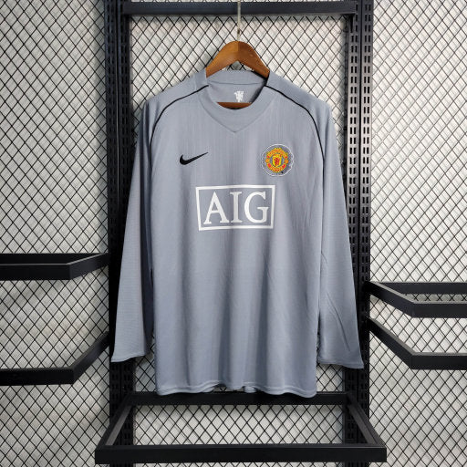 Manchester United Retro Rouge Manches Longues2007 2008